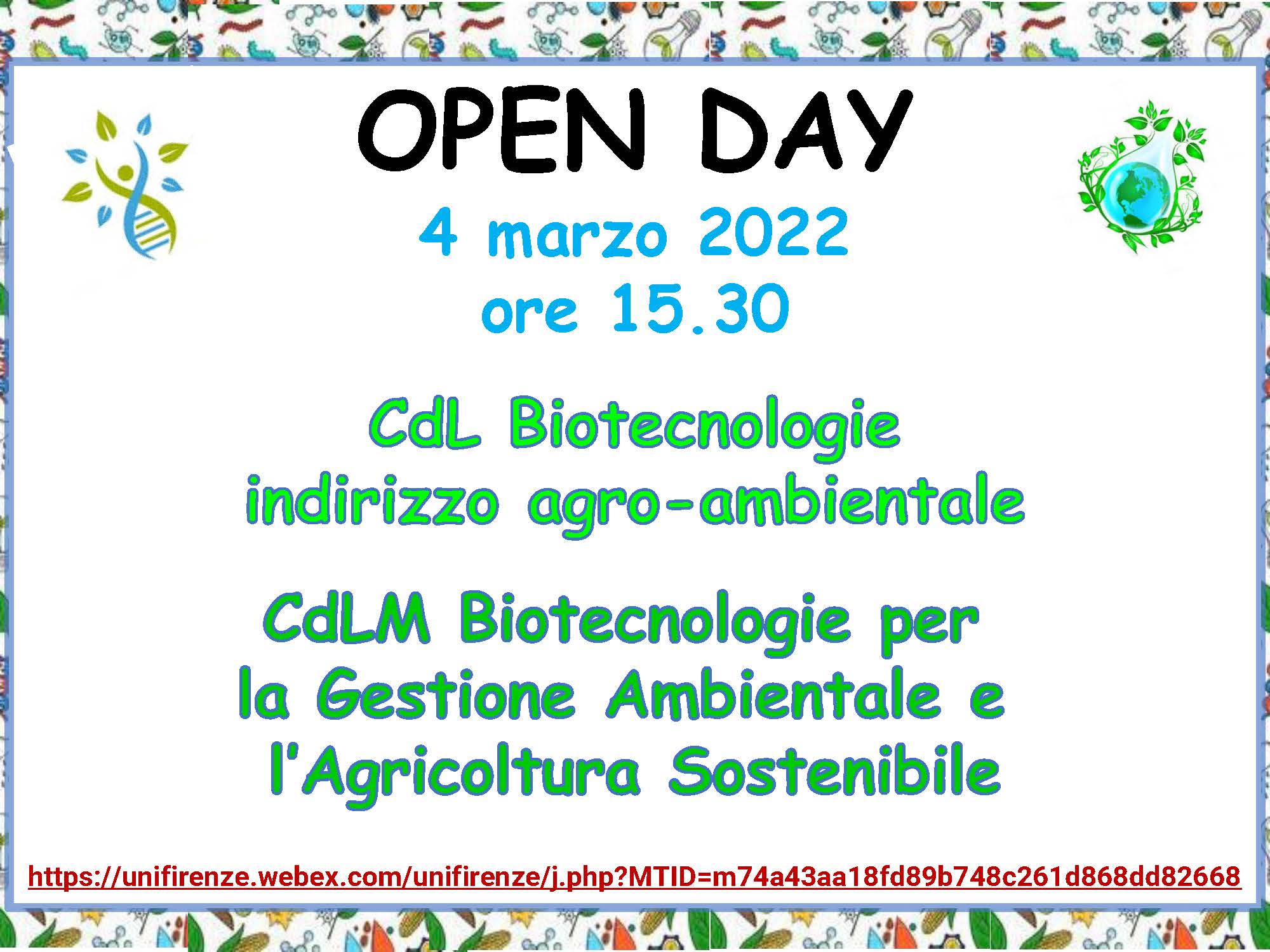 Locandina_OpenDay_BIOEMSA_4marzo2022